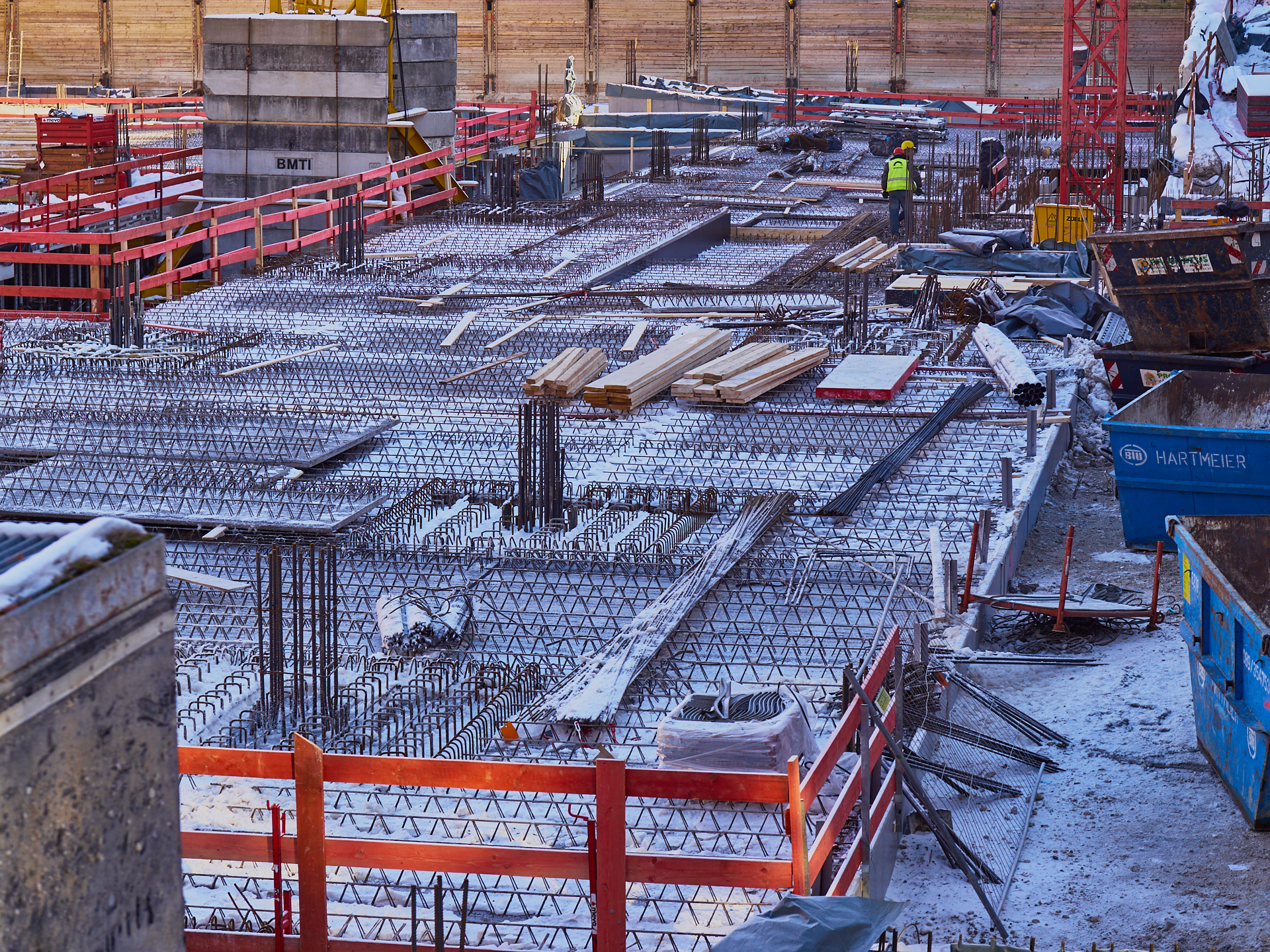 Neuperlach - Die PEP-BAUSTELLE am 27.01.2017