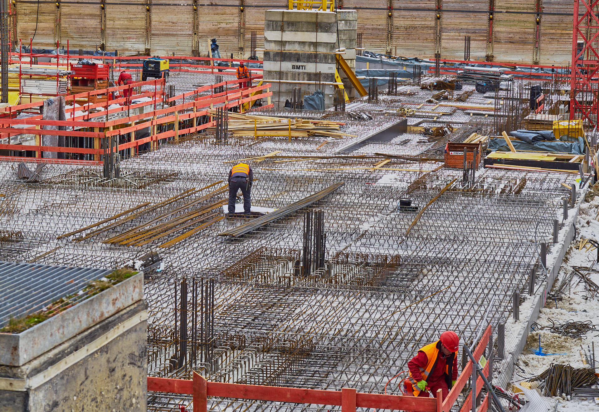 Neuperlach - Die PEP-BAUSTELLE am 30.01.2017