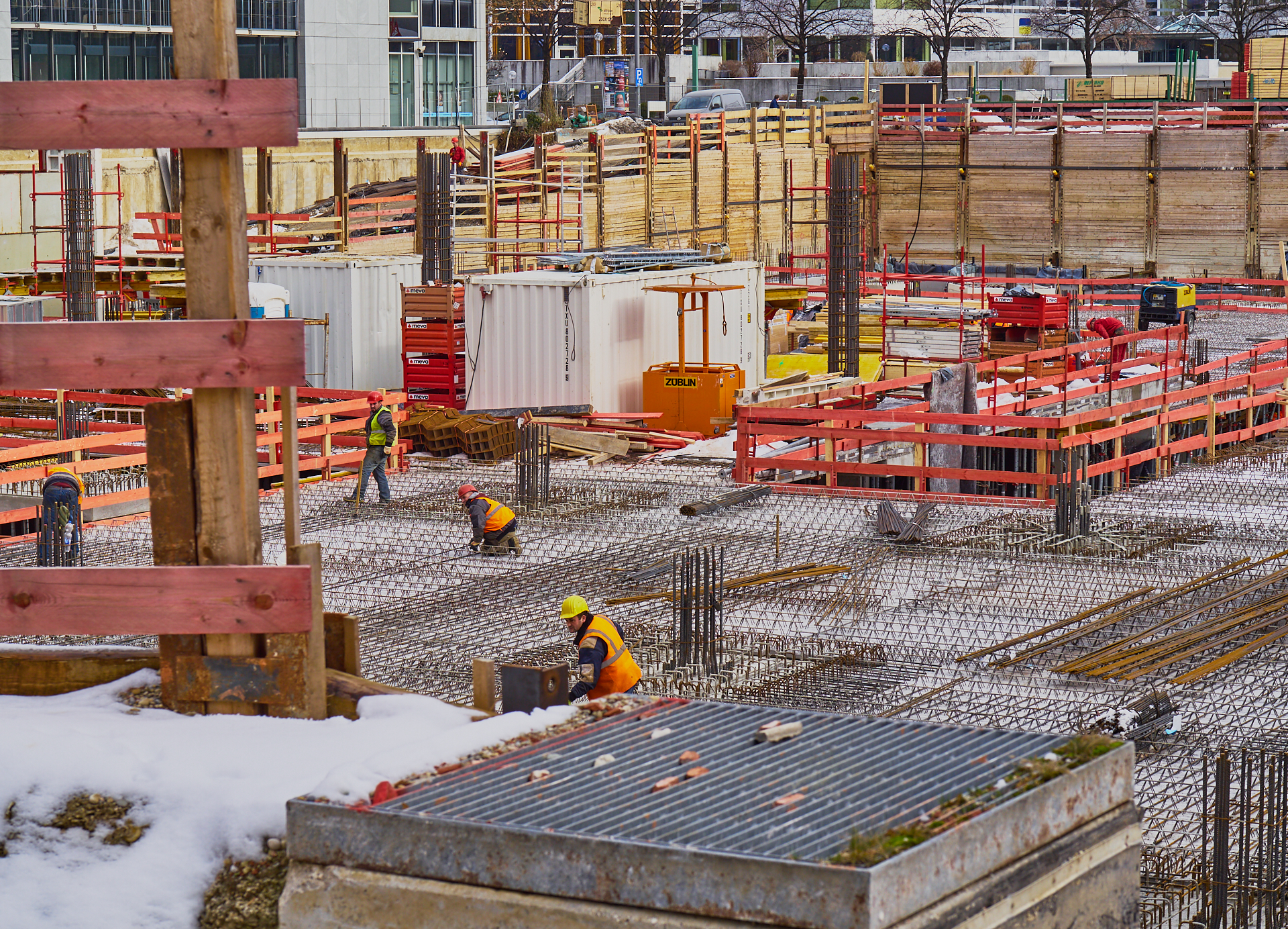 Neuperlach - Die PEP-BAUSTELLE am 30.01.2017