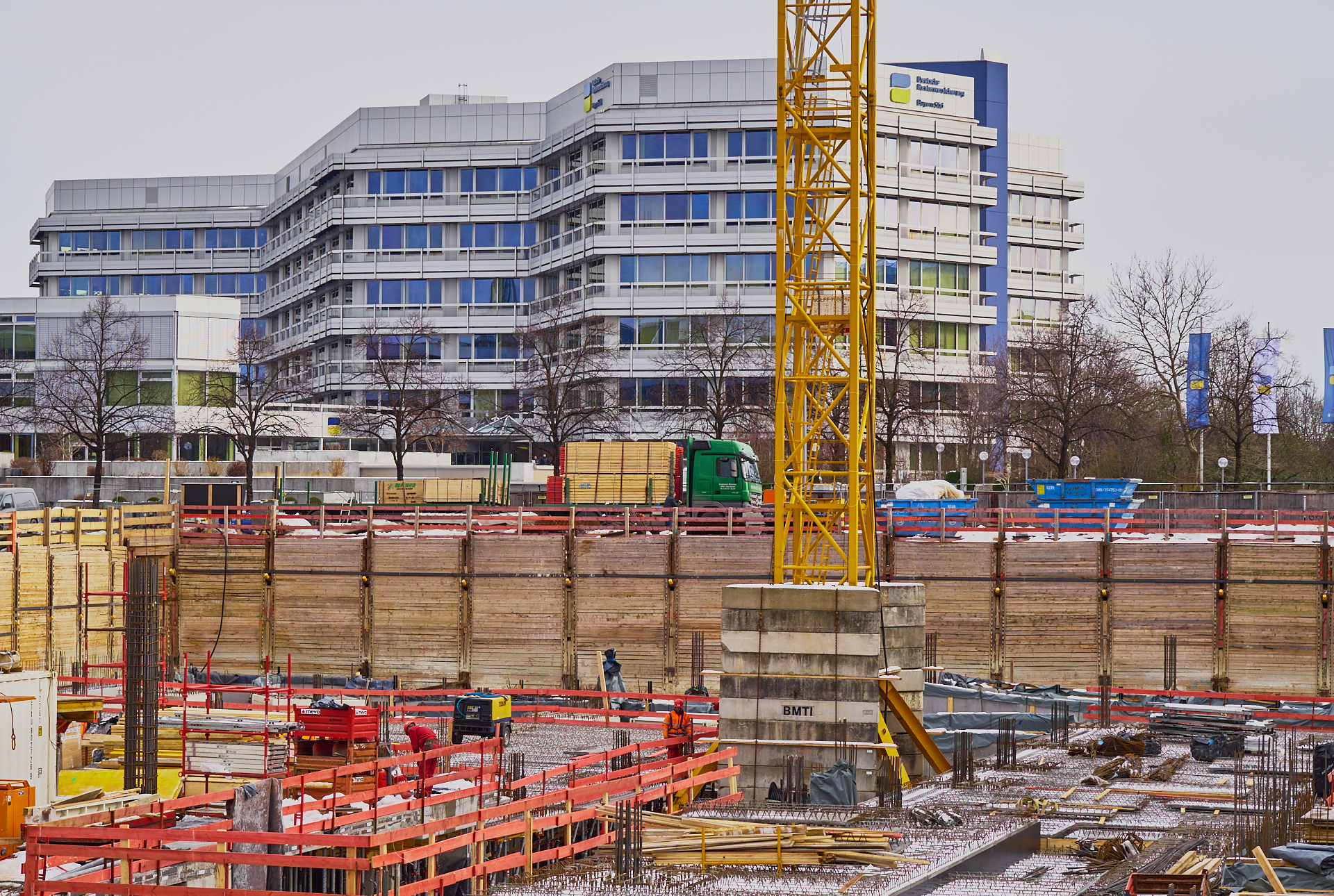 Neuperlach - Die PEP-BAUSTELLE am 30.01.2017