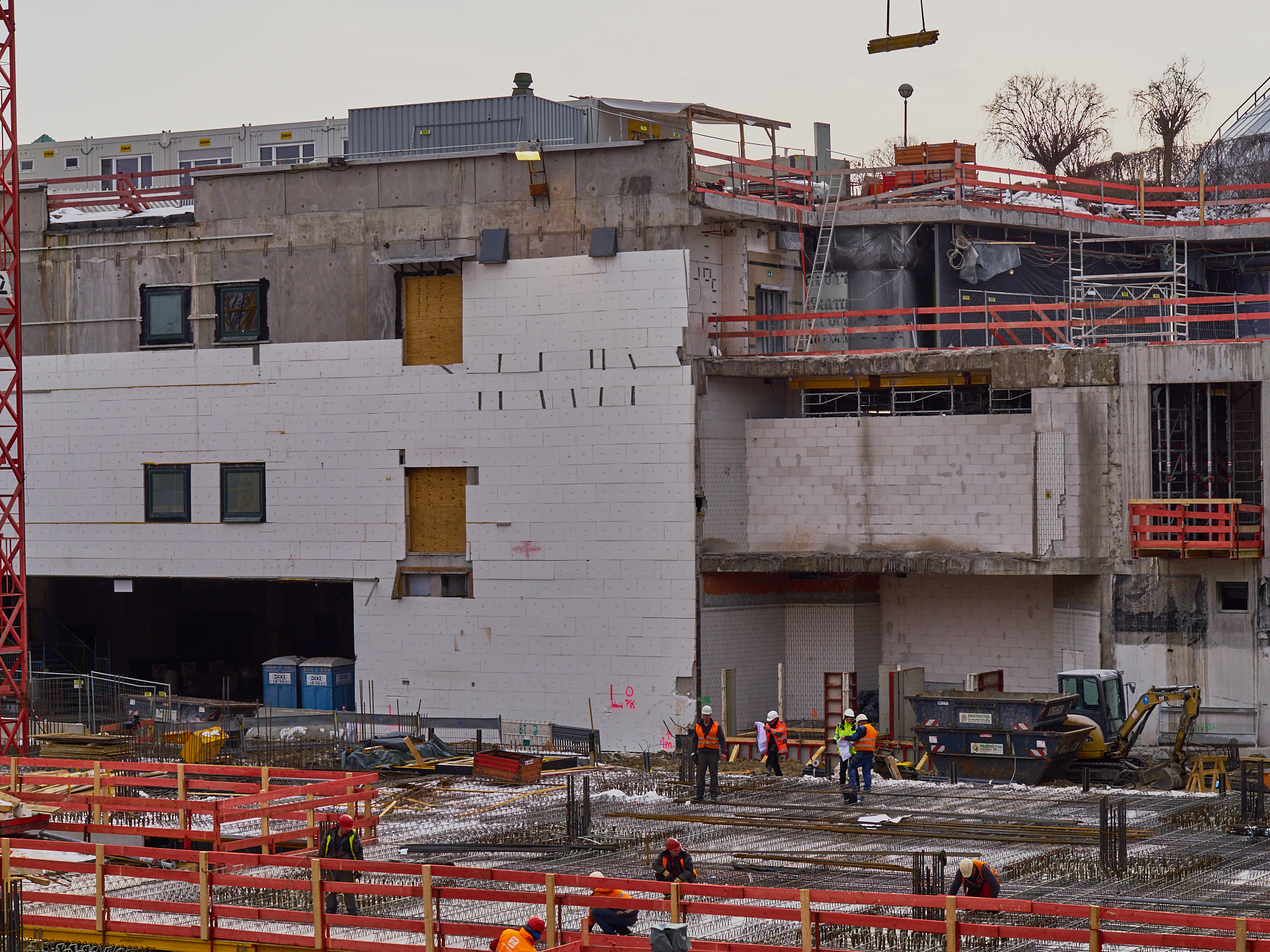 Neuperlach - Die PEP-BAUSTELLE am 30.01.2017