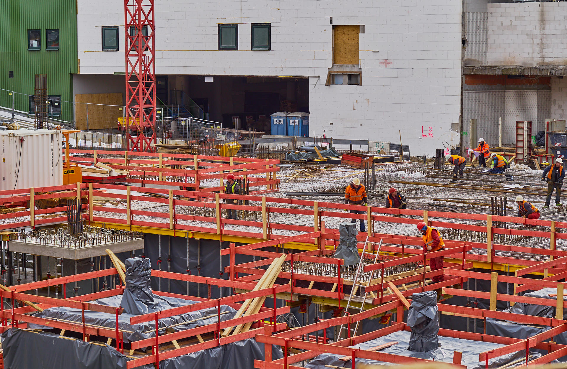 Neuperlach - Die PEP-BAUSTELLE am 30.01.2017