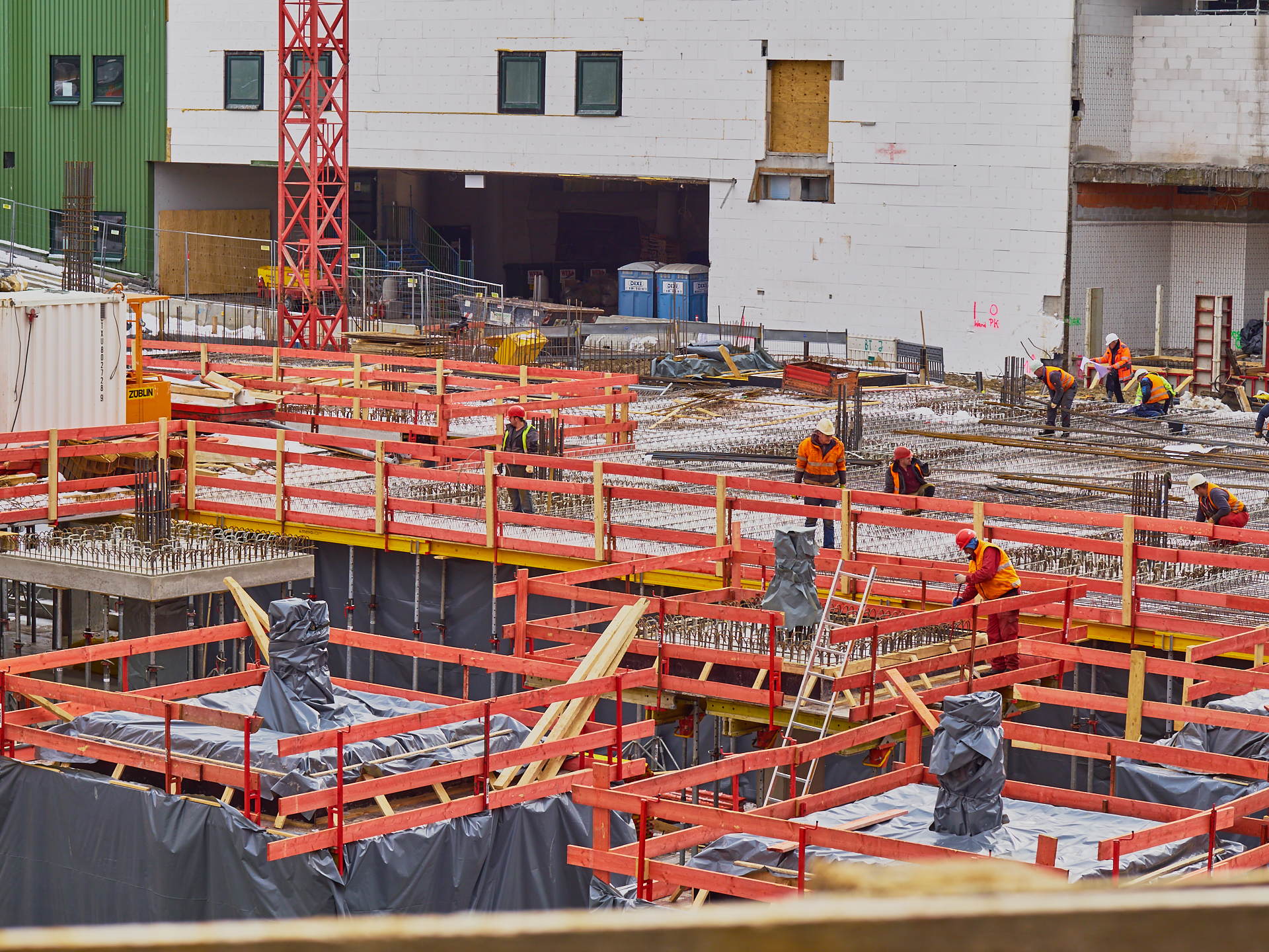 Neuperlach - Die PEP-BAUSTELLE am 30.01.2017