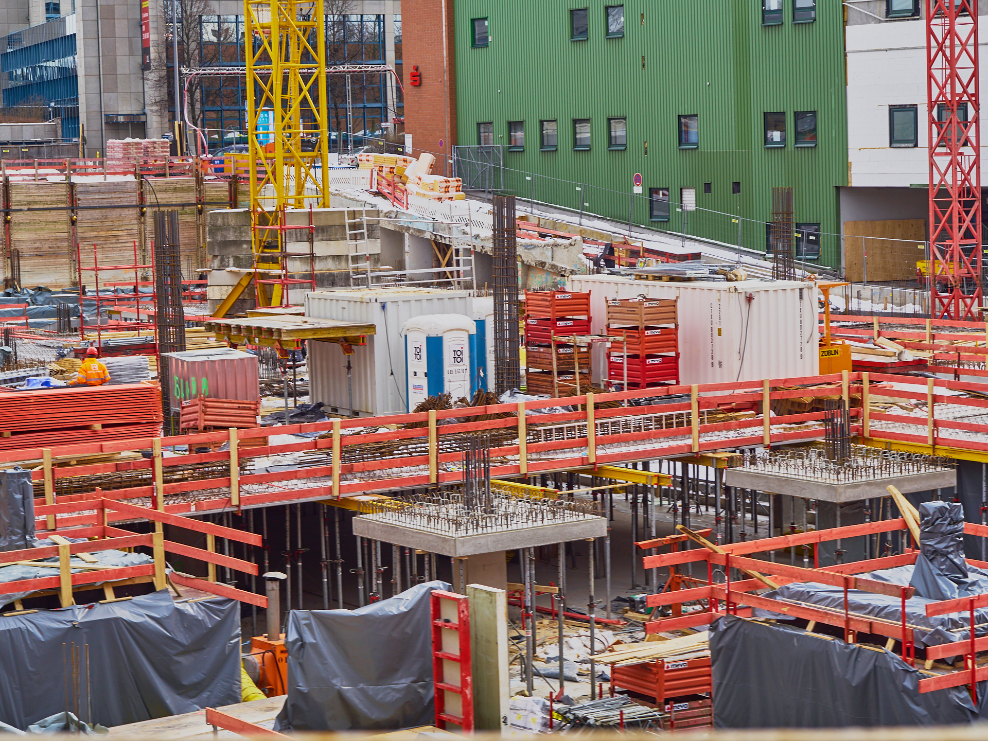 Neuperlach - Die PEP-BAUSTELLE am 30.01.2017