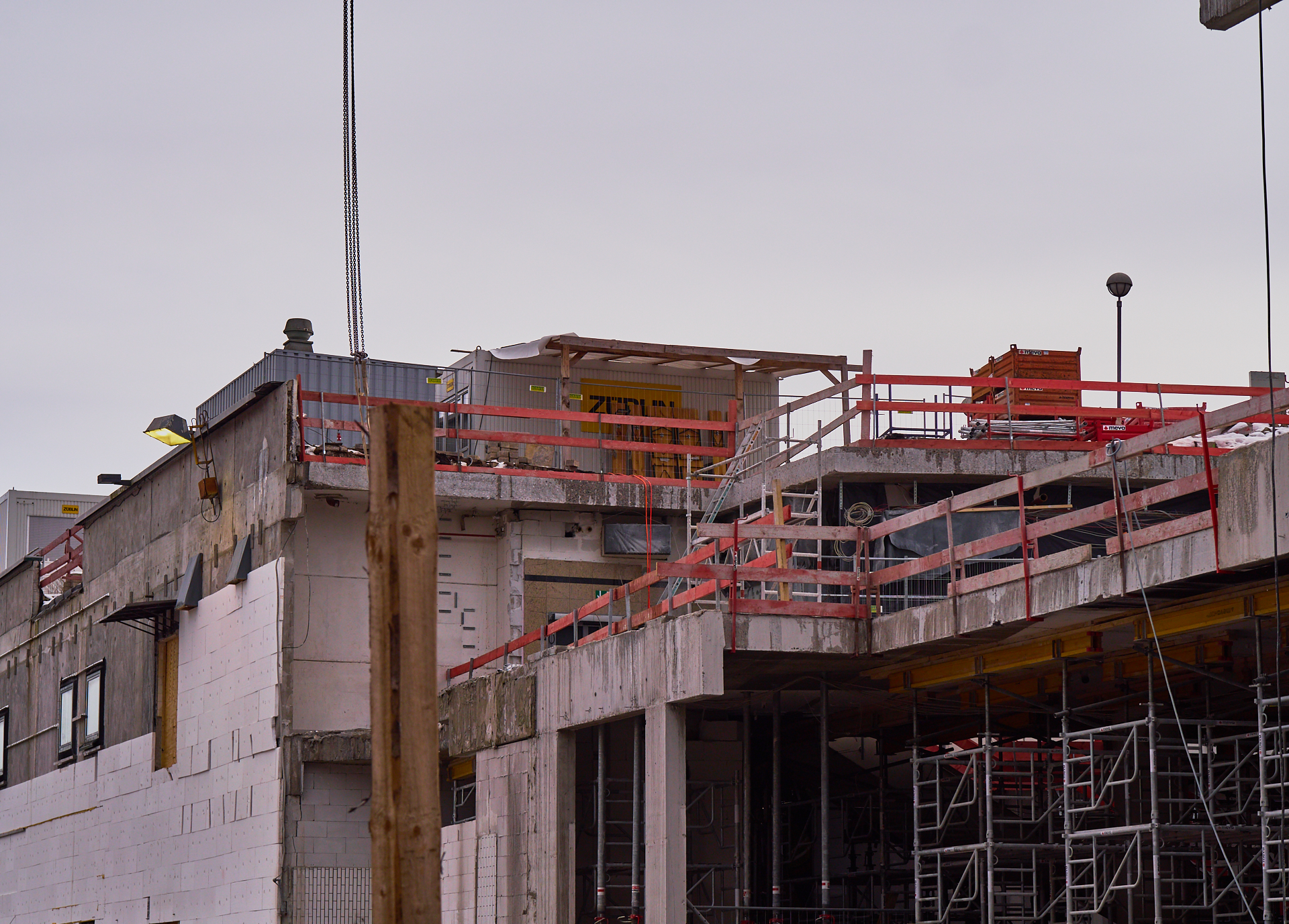 Neuperlach - Die PEP-BAUSTELLE am 30.01.2017