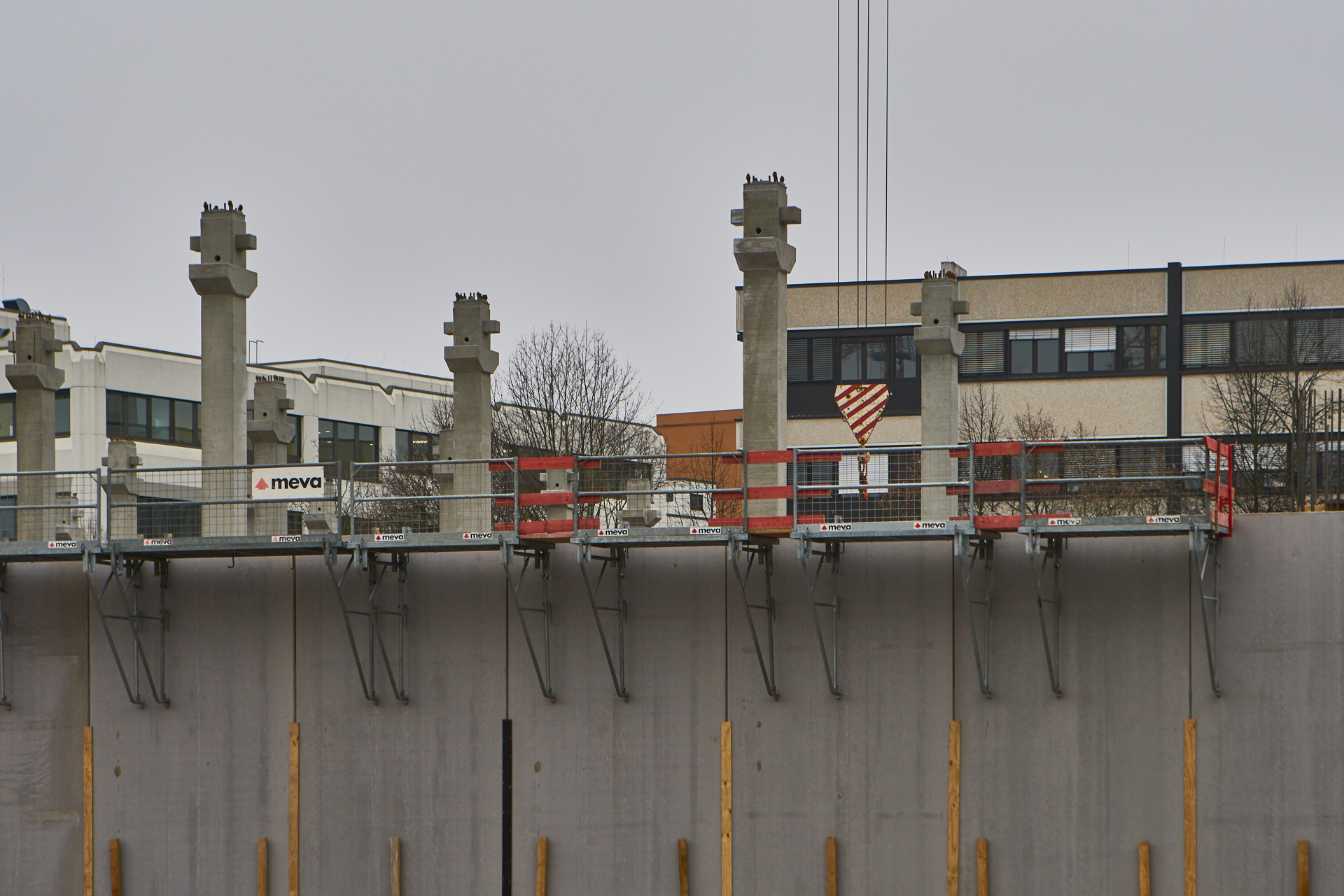 Neuperlach - Die PEP-BAUSTELLE am 24.03.2017