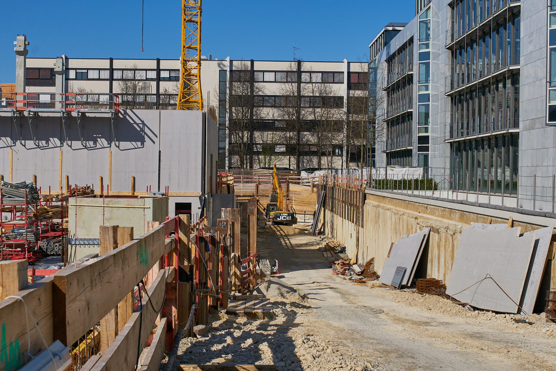 Neuperlach - Die PEP-BAUSTELLE am 28.03.2017