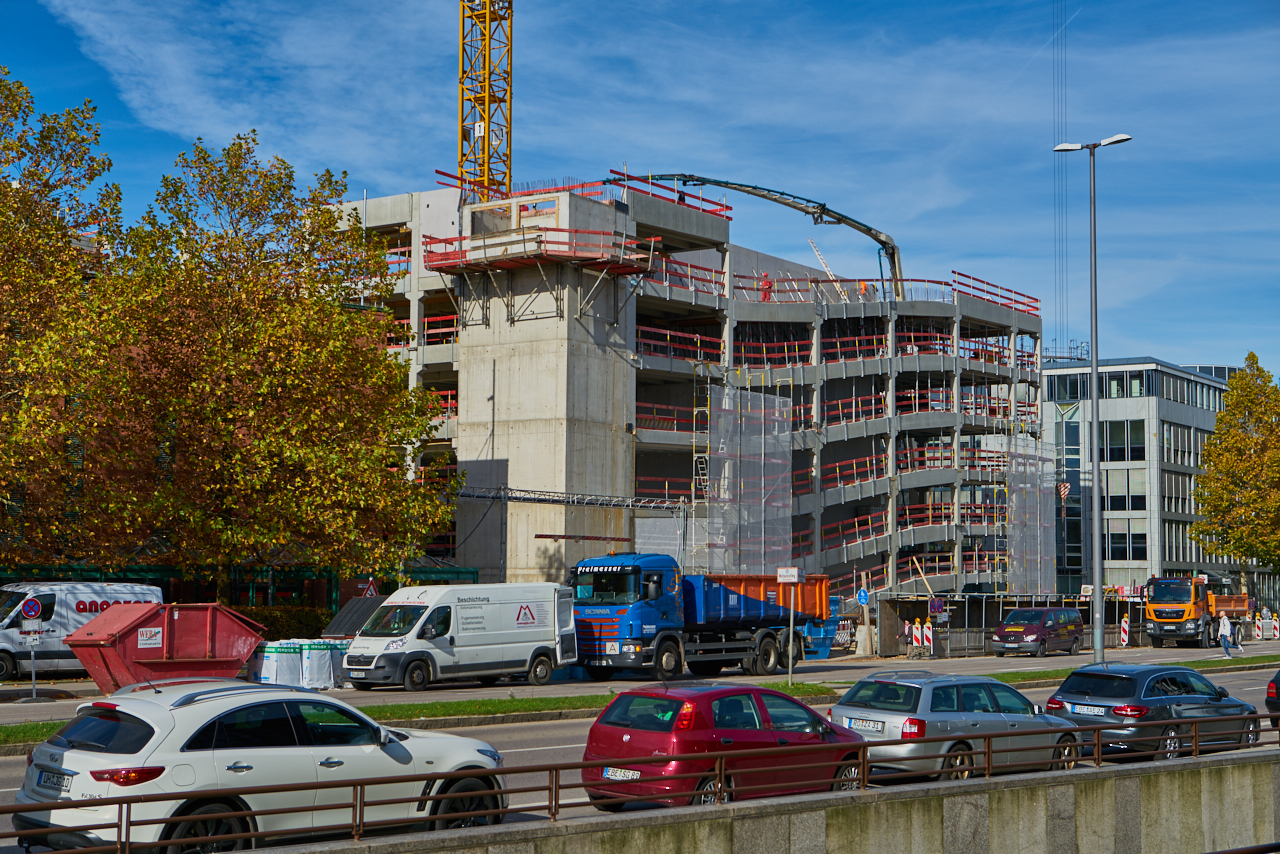 Baustelle PEP-Einkaufscenter Neuperlach am 26.10.2017