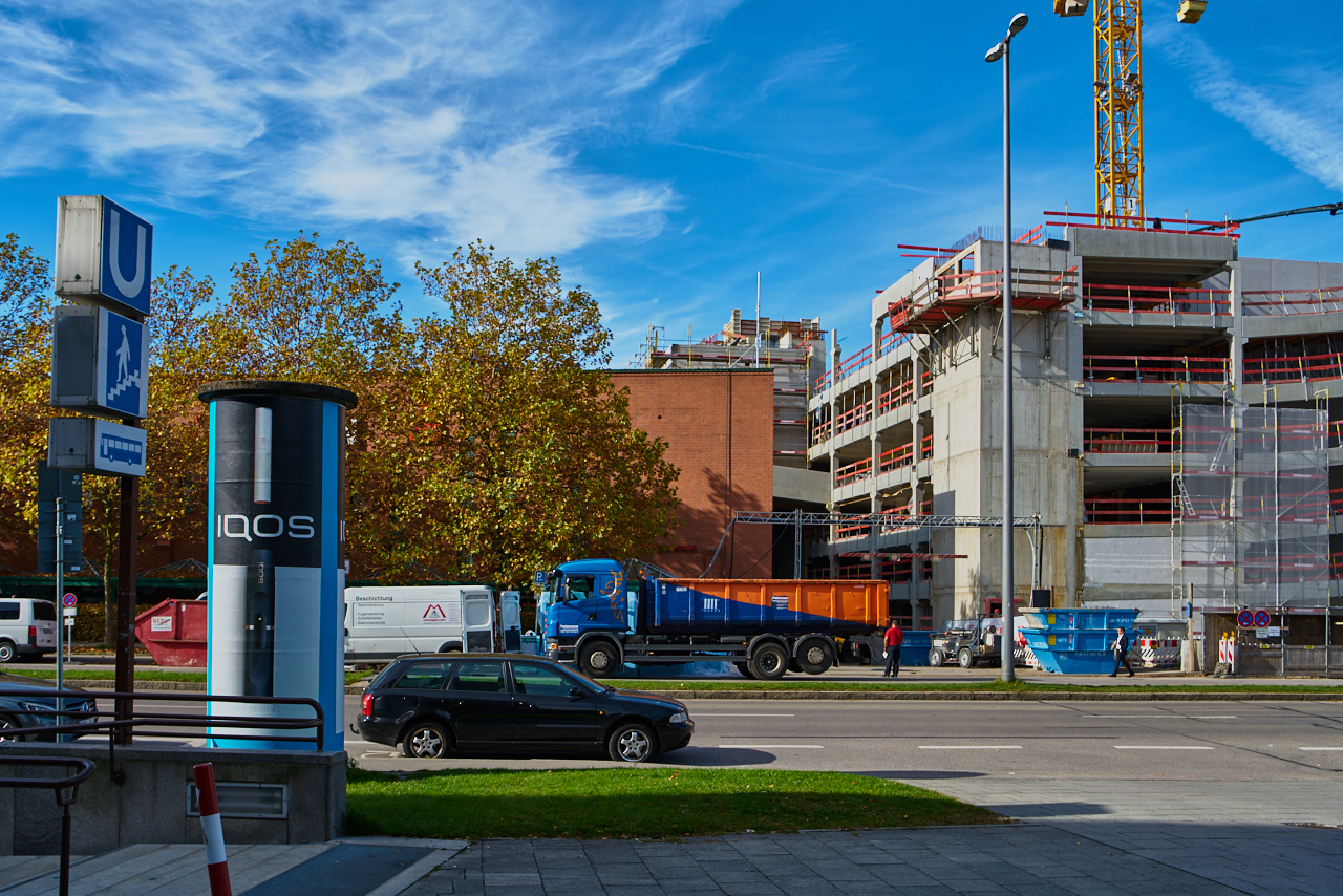 Baustelle PEP-Einkaufscenter Neuperlach am 26.10.2017