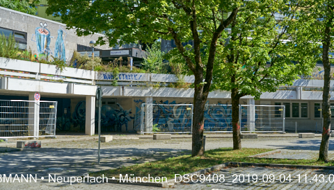 04.09.2019 - Neuperlach - das Quiddezentrum vor dem Abriss